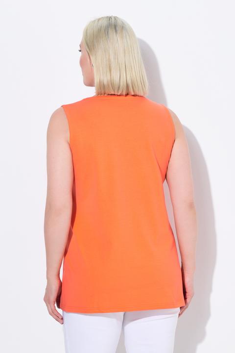 Immagine prodotto Ulla Popken Top dal taglio svasato e smanicato con scollo a V (46, 48)