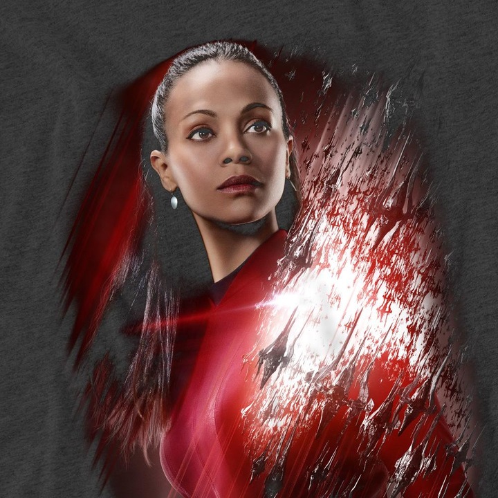 Actual product image Star Trek Beyond Unisex Adult Uhura Poster T-Shirt (3XL)