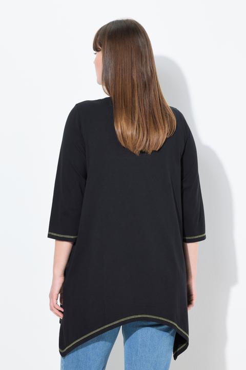 Produktbild Ulla Popken Shirt, Stickerei, A-Linie, Rundhals, 3/4-Arm (42, 44)