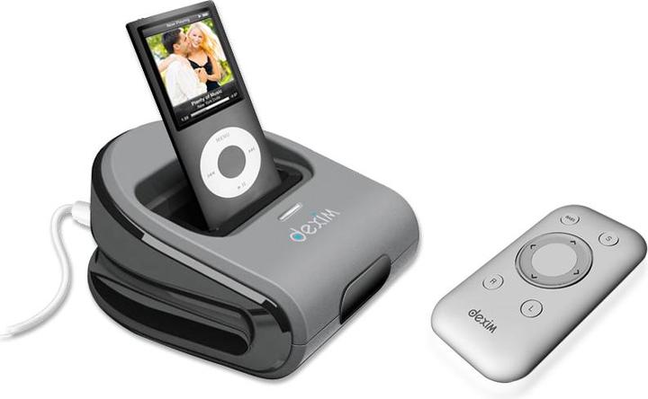 Produktbild Dexim iPhone/iPod AV docking station with AV cable & remote control (Docking Port)