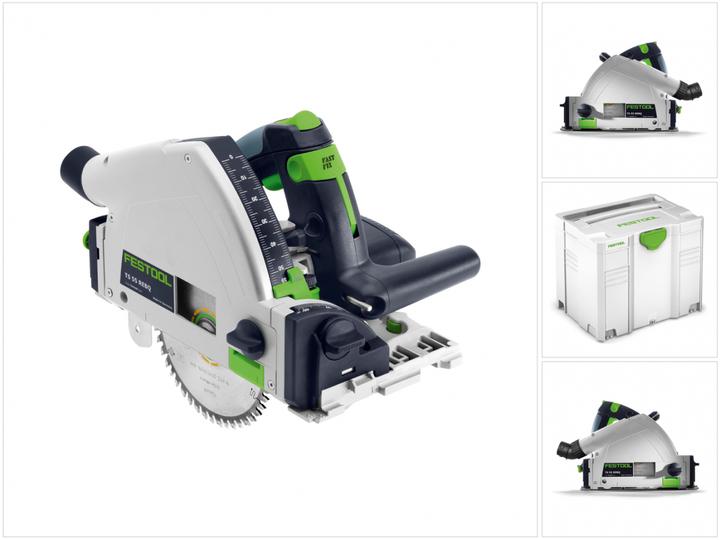 Produktbild Festool TS 55 REBQ-PLUS Tauchsäge 1200W 160 mm im Systainer ( 561551 ) + Zubehör