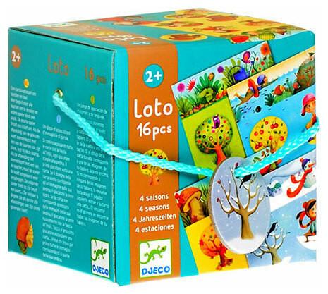Actual product image Djeco Educational game Lotto 4 seasons (mult) (Multilingual)