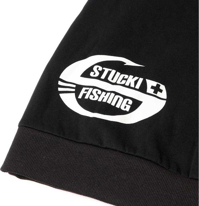 Immagine prodotto Stucki Fishing Hoodie Because Fanatics, Schwarz (L)