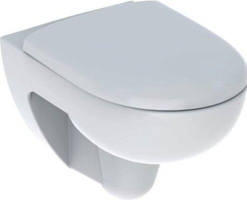 Image du produit Geberit Renova, chasse d'eau basse position, Rimfree avec siège WC, blanc 500801001