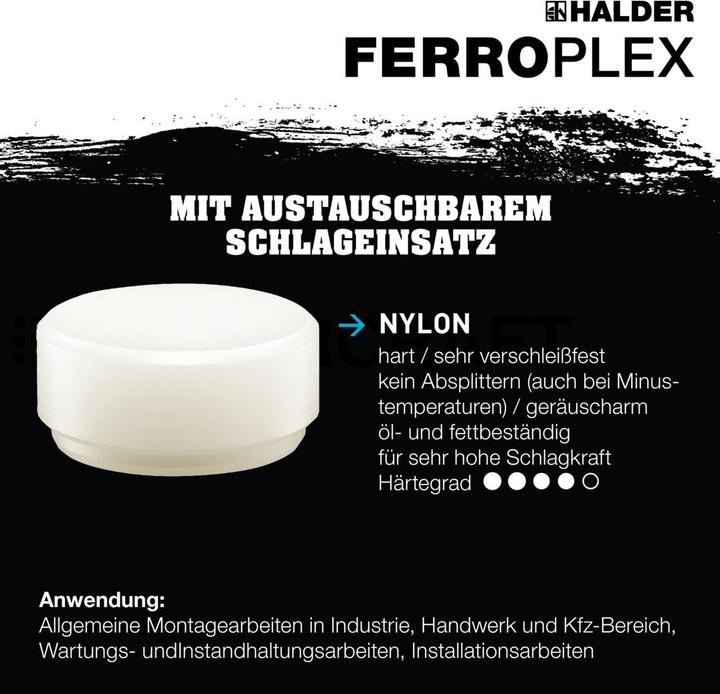 Actual product image Halder Combination soft face hammer (800 g)