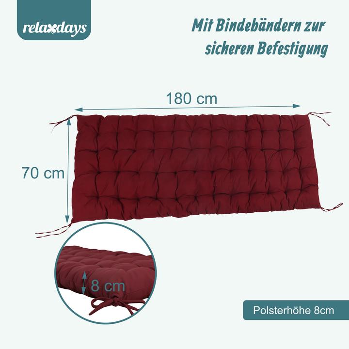 Immagine prodotto Relaxdays cuscino (180 x 70 cm)