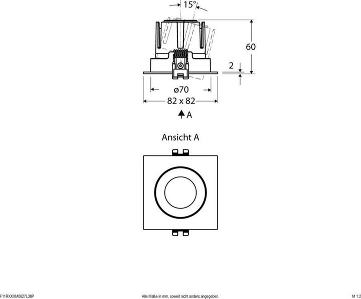 Produktbild EVN LED-Deckeneinbaustrahler (755 lm)