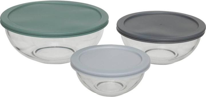 Image du produit 5Five Szklane miski z pokrywkami SO SIMPLE, 3 sztuki
