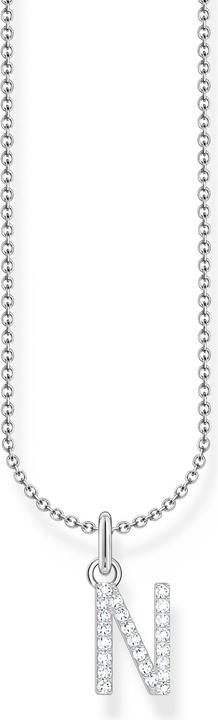 Immagine prodotto Thomas Sabo Catena con ciondolo a forma di lettera N, argento (Argento 925, 38 - 45 cm)