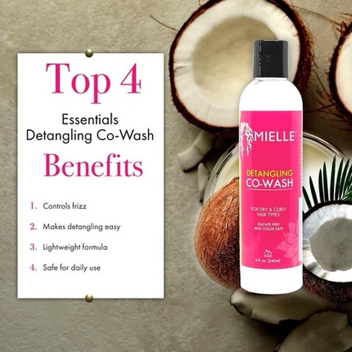 Actual product image Miele Mielle Organics Detangling Co-wash 240 Ml (240 ml, Liquid shampoo)