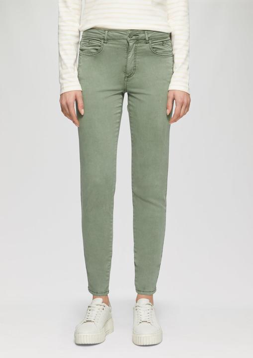 Produktbild S.Oliver Hose Gewaschene Hose im Slim Fit aus Baumwollsatin (34)
