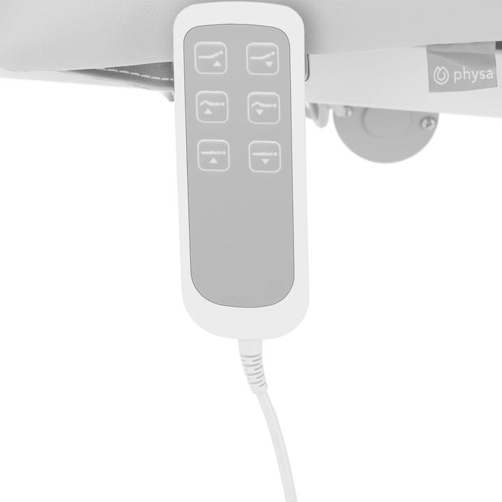 Actual product image Physa Massage Table - 3 motors - 250 kg - white