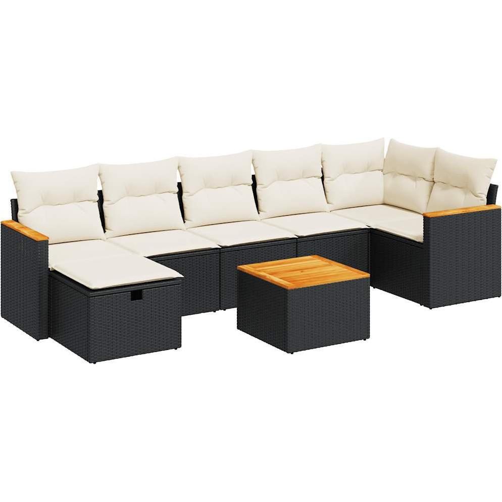 VidaXL, Gartenlounge, 10-tlg. Garten-Lounge-Set mit Kissen