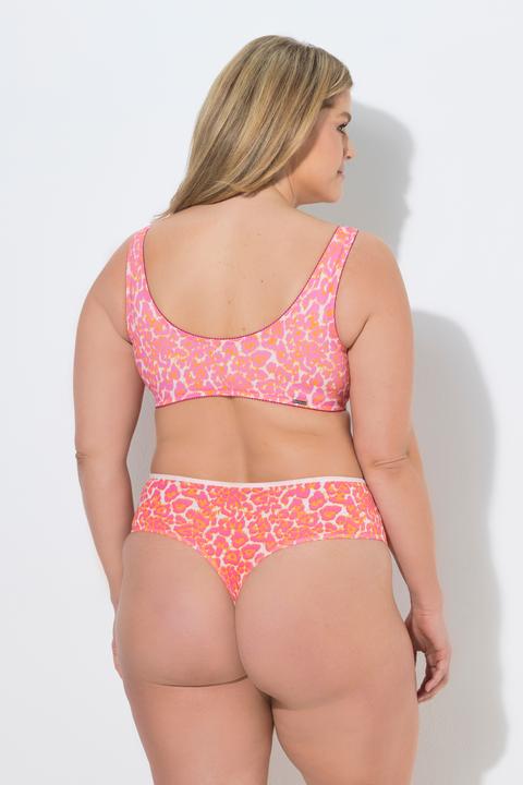 Actual product image Ulla Popken Leopard Print Comfort Bra (Single pack, 105 D)