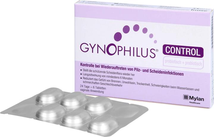 Produktbild Mylan Gynophilus control, 6 St VTA