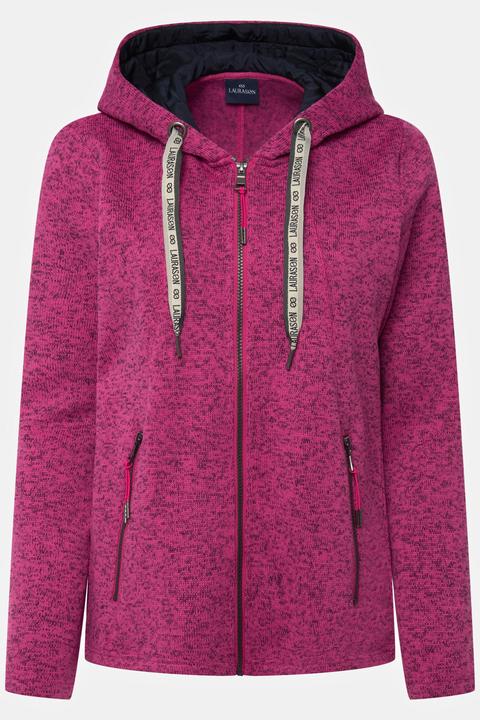 Produktbild Laurasøn Strickfleece-Jacke, Kapuze, Zipptaschen (M)