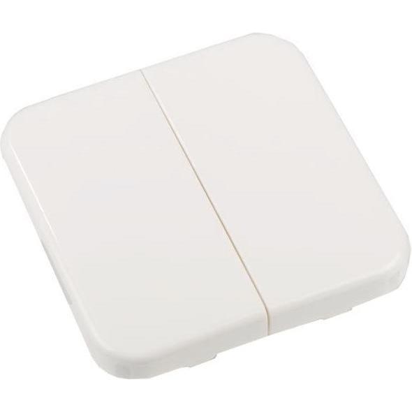 Eldat 2 Tasten Ein/Aus RTS33-ACC-01-07P elfenbeinweiss f.Wandtaster RTS33, Taster + Schalter, Weiss