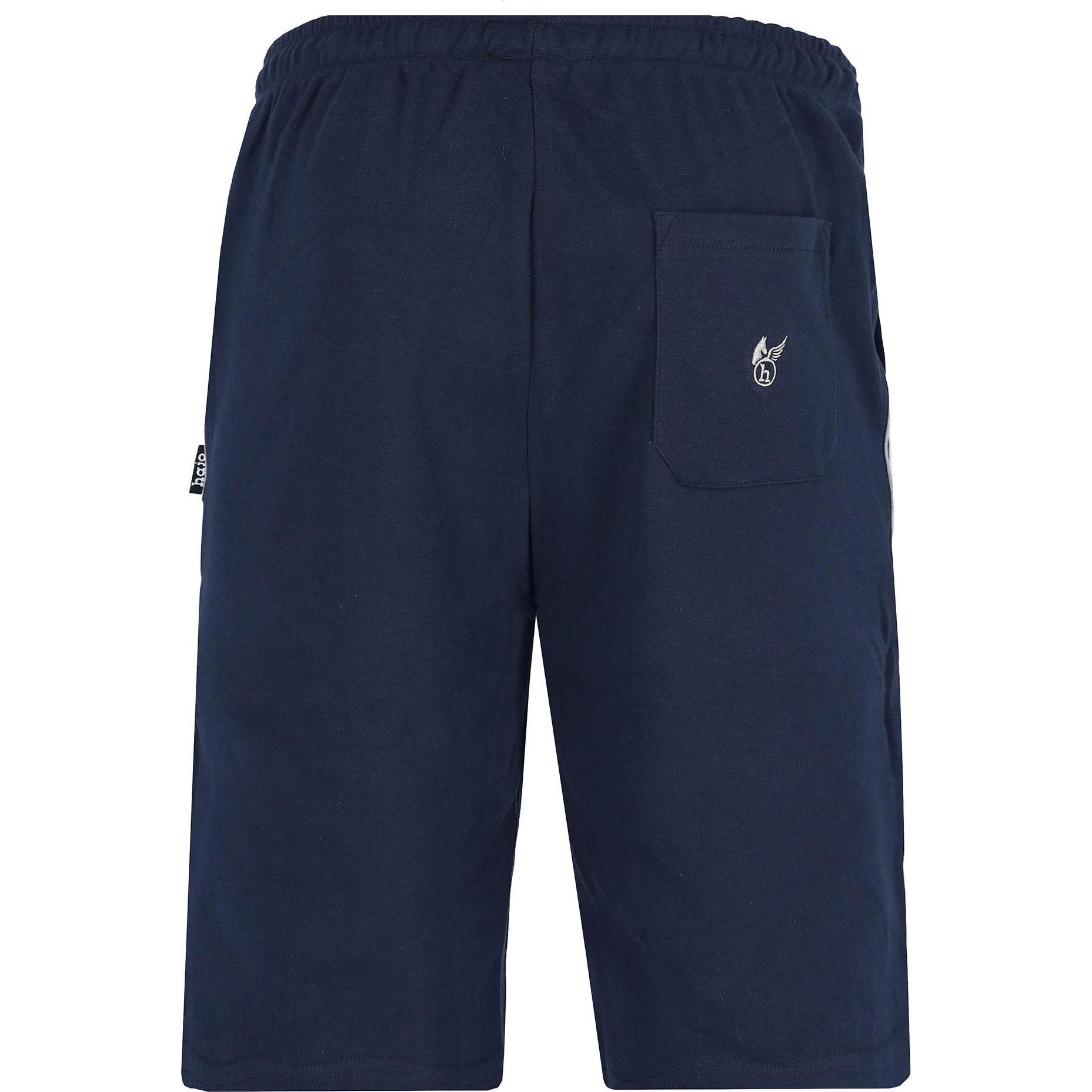 Thumbnail - Hajo, Herren, Shorts, Premium Komfort Freizeit / Jogginghose, Blau, (58)