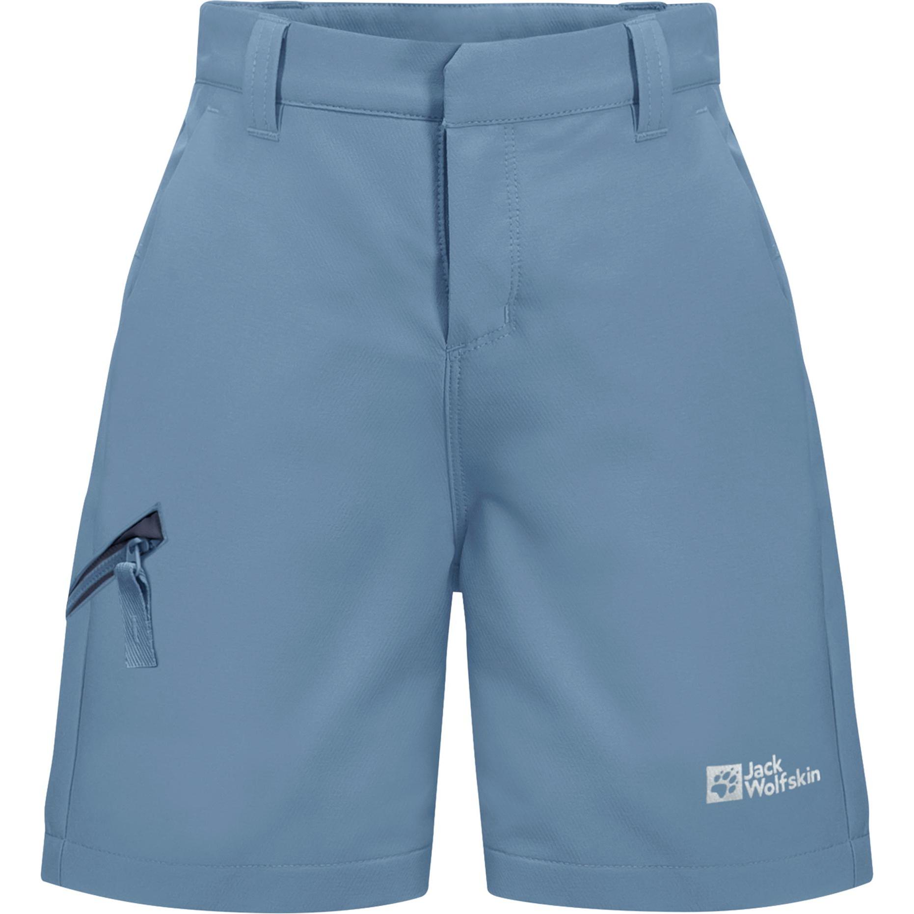 Jack Wolfskin, Unisex, Outdoorhose, Turbulence Shorts K (140), Blau, 140