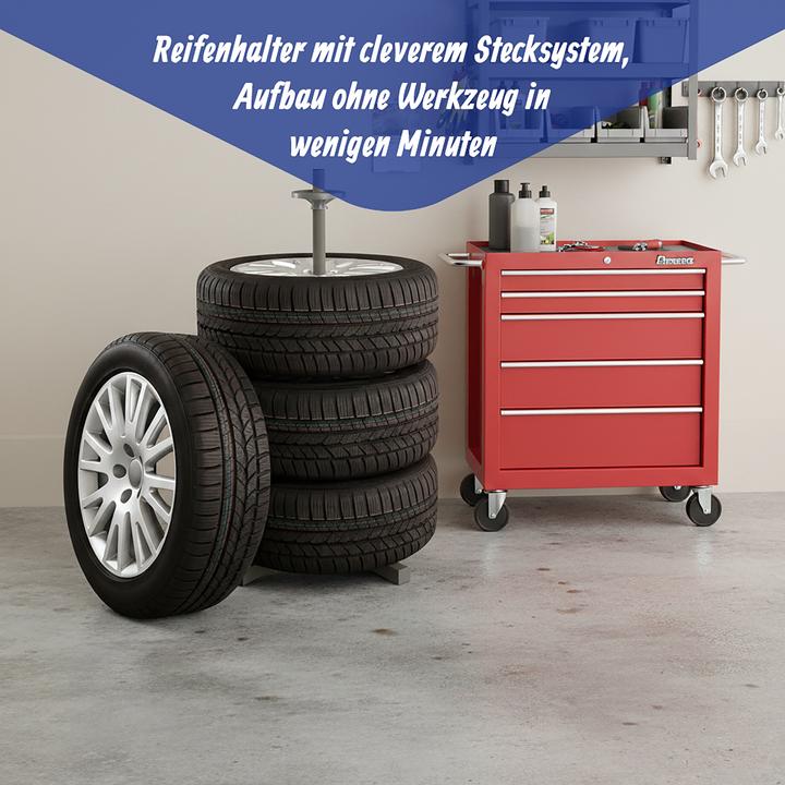 Actual product image Relaxdays tyrerack