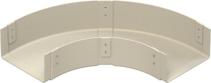 Actual product image Niedax NIE KKB 110.200 GRP bend 90Â° large 110x200mm,w.moulded connector
