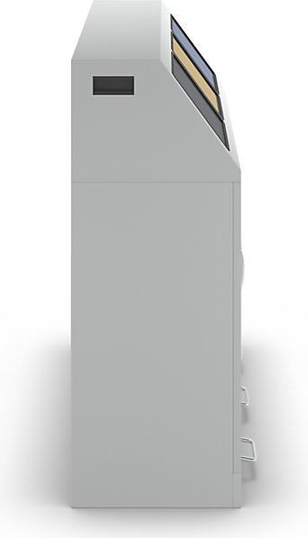 Actual product image Recyclable waste collector, steel, capacity 3 x 70 l, 3 inner containers, with (210 l)