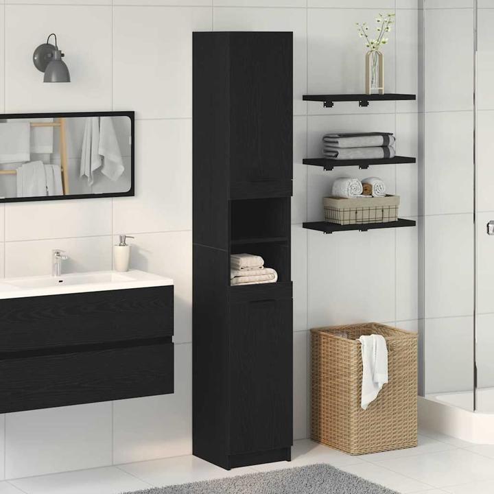 Produktbild vidaXL Badezimmeraufbewahrung (34 x 32 x 188.50 cm)