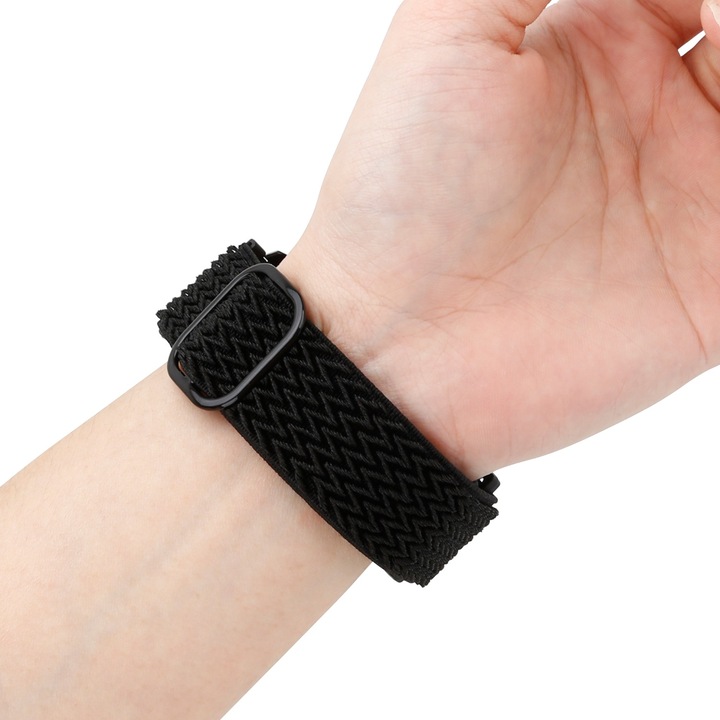 Actual product image Cadorabo Wristband for Samsung Galaxy Gear (22 mm, Nylon, Ticwatch Pro)