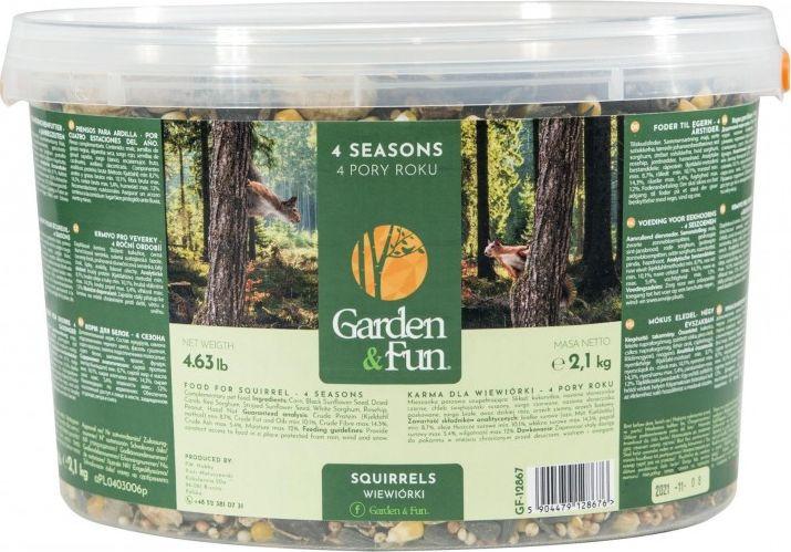 Produktbild Garden&Fun Eichhörnchenfutter - 4 Jahreszeiten 2,1 kg (2.10 kg)