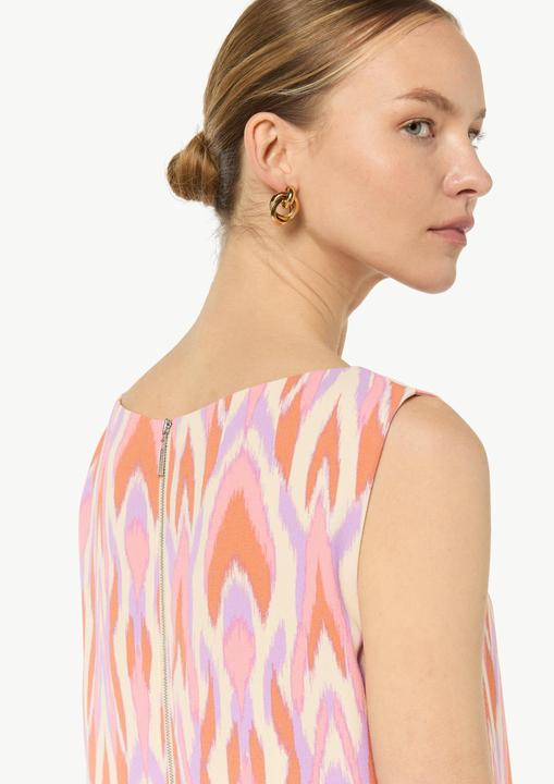 Produktbild Comma Kleid Gemustertes Crêpekleid ohne Ärmel (42)