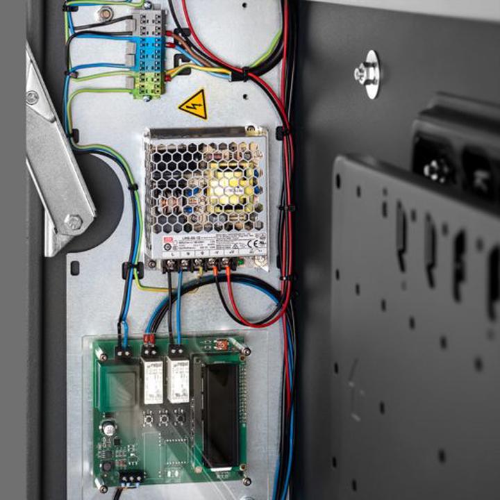 Produktbild Hagor ScreenOut Eco Kiosk M Outdoorstele 116 cm 46-49 Zoll inkl Lueftung Heizung Vandalismusschutz NEC...