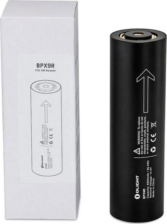 Actual product image Olight Battery for X9R 6000 mAh