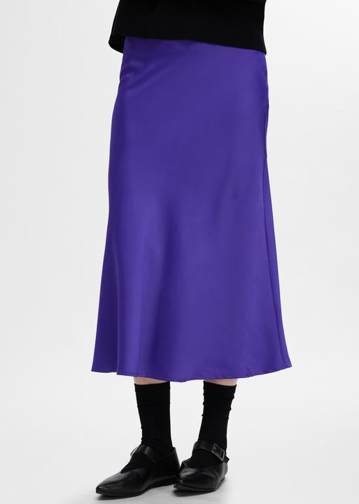 Actual product image Selected Satin Midi Skirt (38)