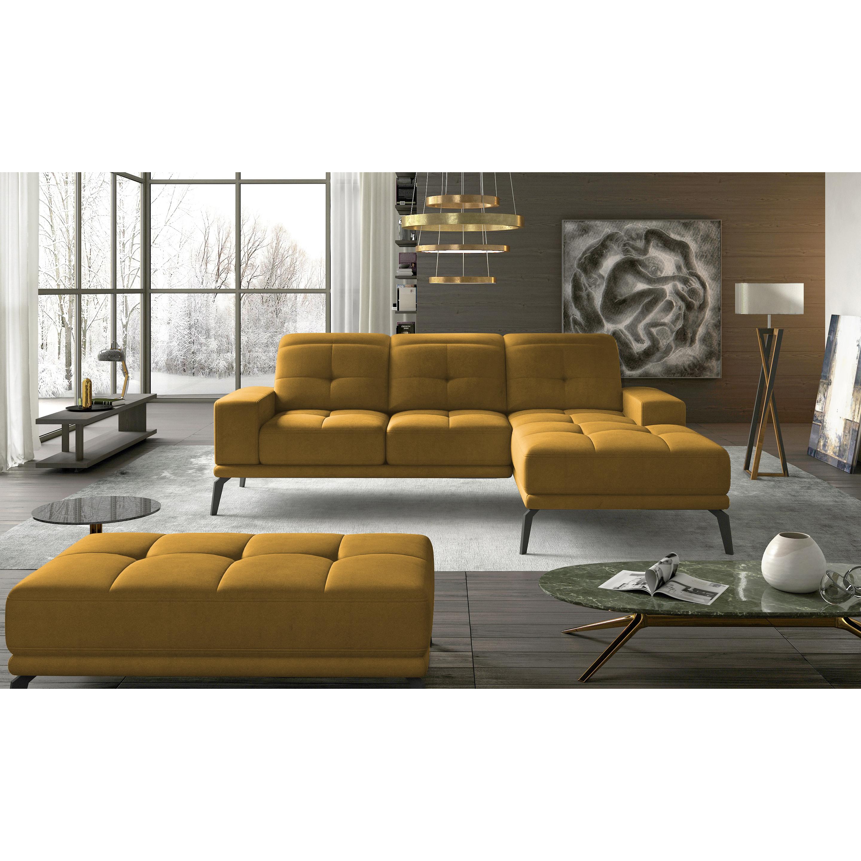 ELTAP, Sofa, Narożnik Torrense + Puf (Ecksofa, 4-Sitzer, Bettsofa)
