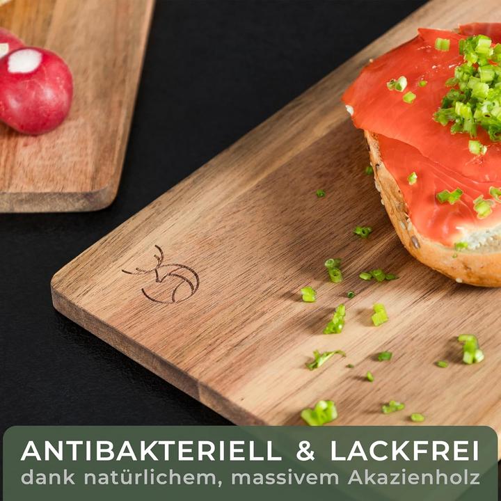 Image du produit 5-teiliges Frühstücksbrettchen-Set mit Ständer