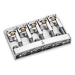 Schaller 3D-5 Bass Bridge chrome, Zubehör Instrumente, Silber