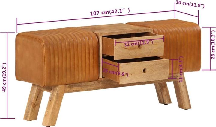 Image du produit vidaXL Nehemiah (107 cm)