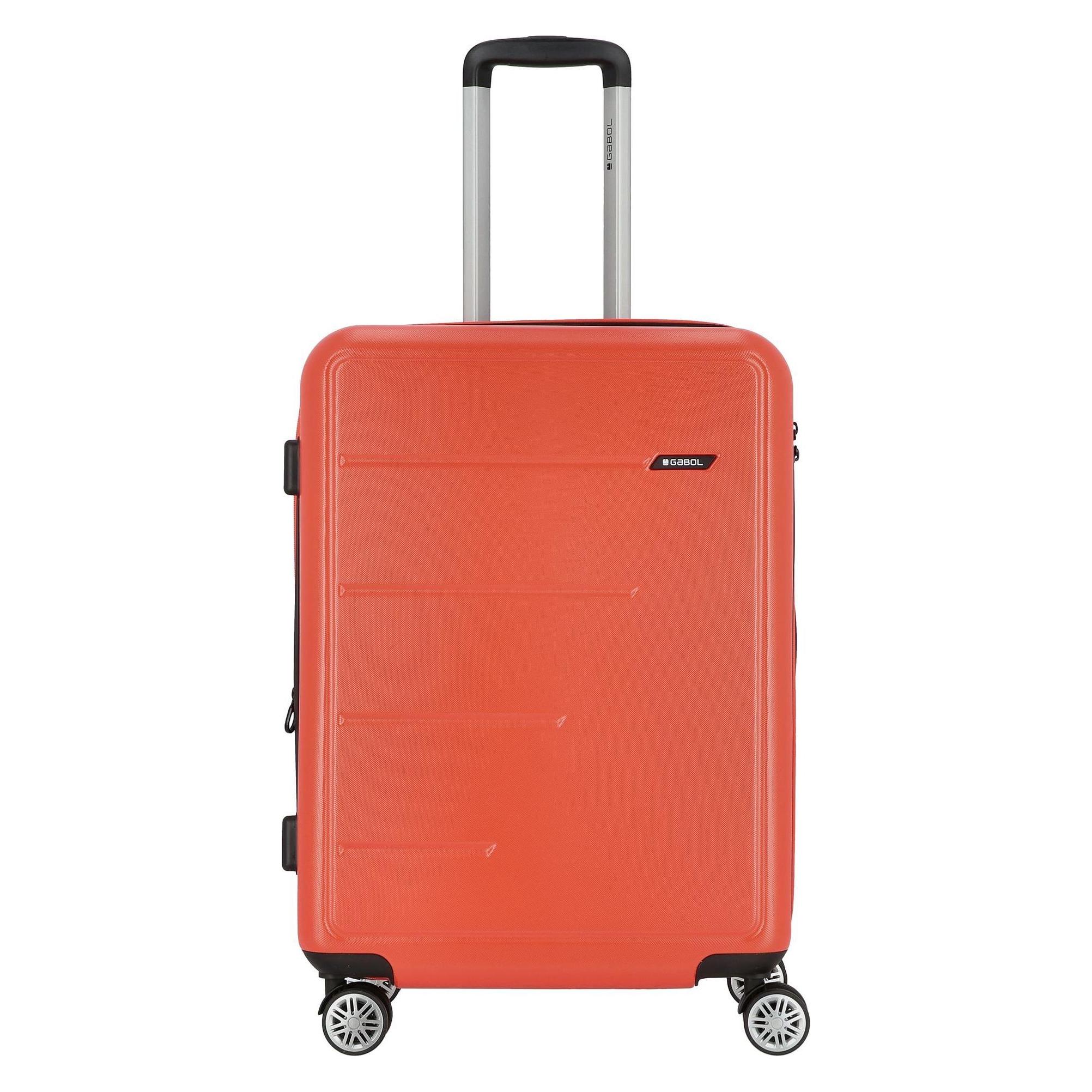 Gabol, Koffer, Future Plus 4 Rollen Trolley 66 Cm Mit Dehnfalte, Rosa, (70 l)