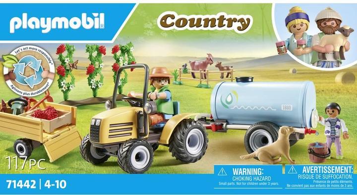 Produktbild Playmobil 71442 Traktor mit Anhänger und Wassertank (71442, Playmobil Country)