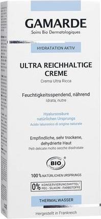 Image du produit Gamarde Crème ultra-riche BIO Argan, beurre de karité & eau thermale - 40g - (Tonique visage)