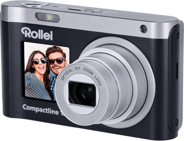 Rollei Compactline 12X Digital Camera, black (64 Mpx)