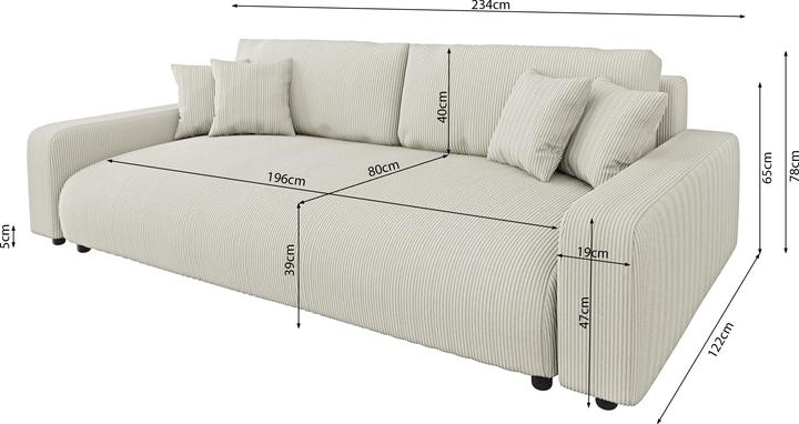 Actual product image Ropez Sara (Sofa bed)