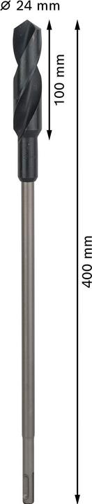 Actual product image Bosch Professional Zubehör PRO Wood HSS installation drill bit, 24 x 100 x 400 mm (24 mm)