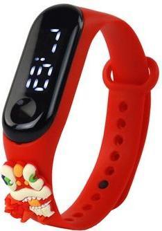 Produktbild Lean Toys Touchscreen-Uhr mit rotem Drachen