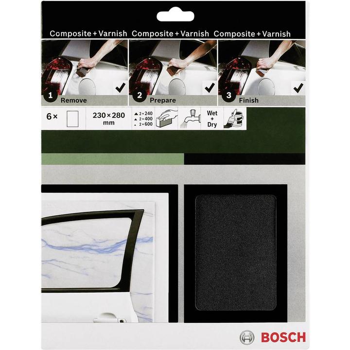 Produktbild Bosch Zubehör Set Kombi-Schleifblätter (240, 400, 600)