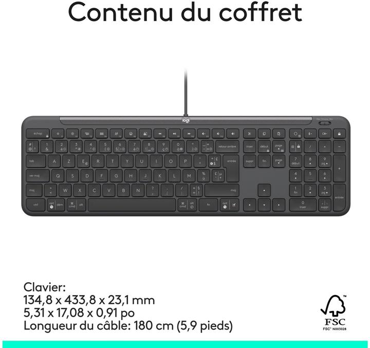 Produktbild Logitech K620 for Business (CH, Kabelgebunden)