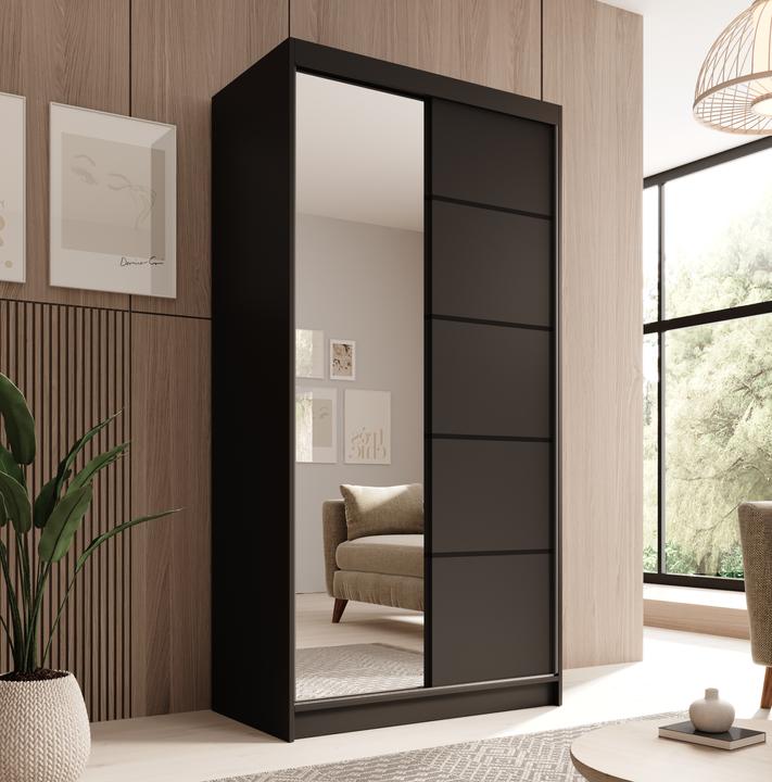 Actual product image ADRK Furniture Laurencja Schwebetürenschrank 100