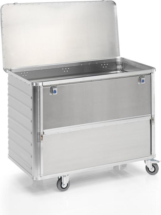Produktbild Gmöhling Alu-Kastenwagen, absenkbare Seitenwand (250 kg)