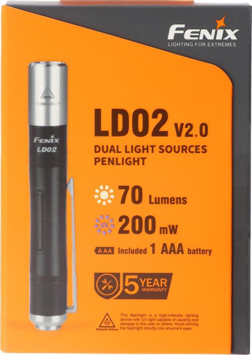 Produktbild Fenix LD02 V2.0 (9.20 cm, 70 lm)