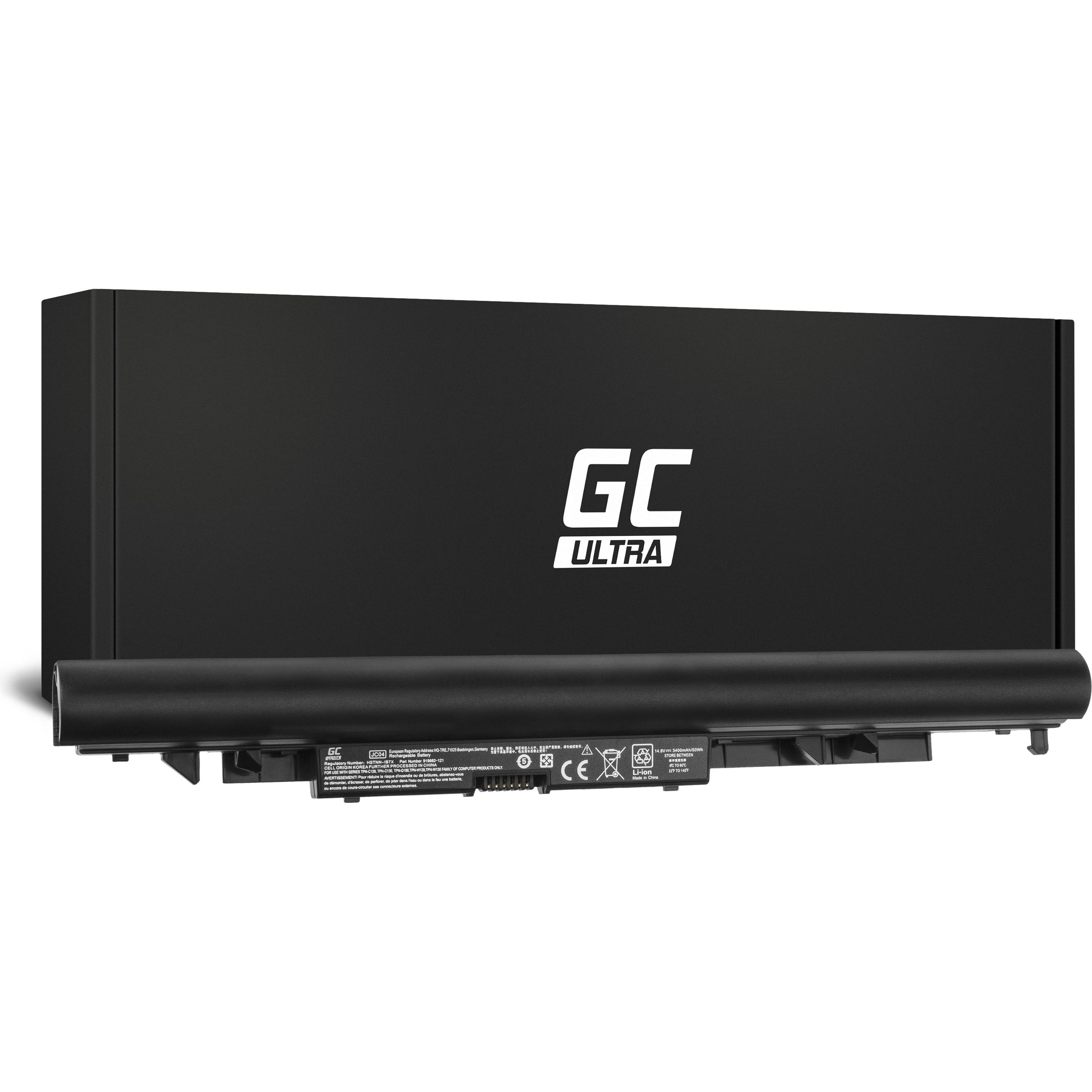 GreenCell HP142ULTRA Notebook-Ersatzteil Akku (3 Zellen, 3400 mAh), Notebook Akku, Schwarz